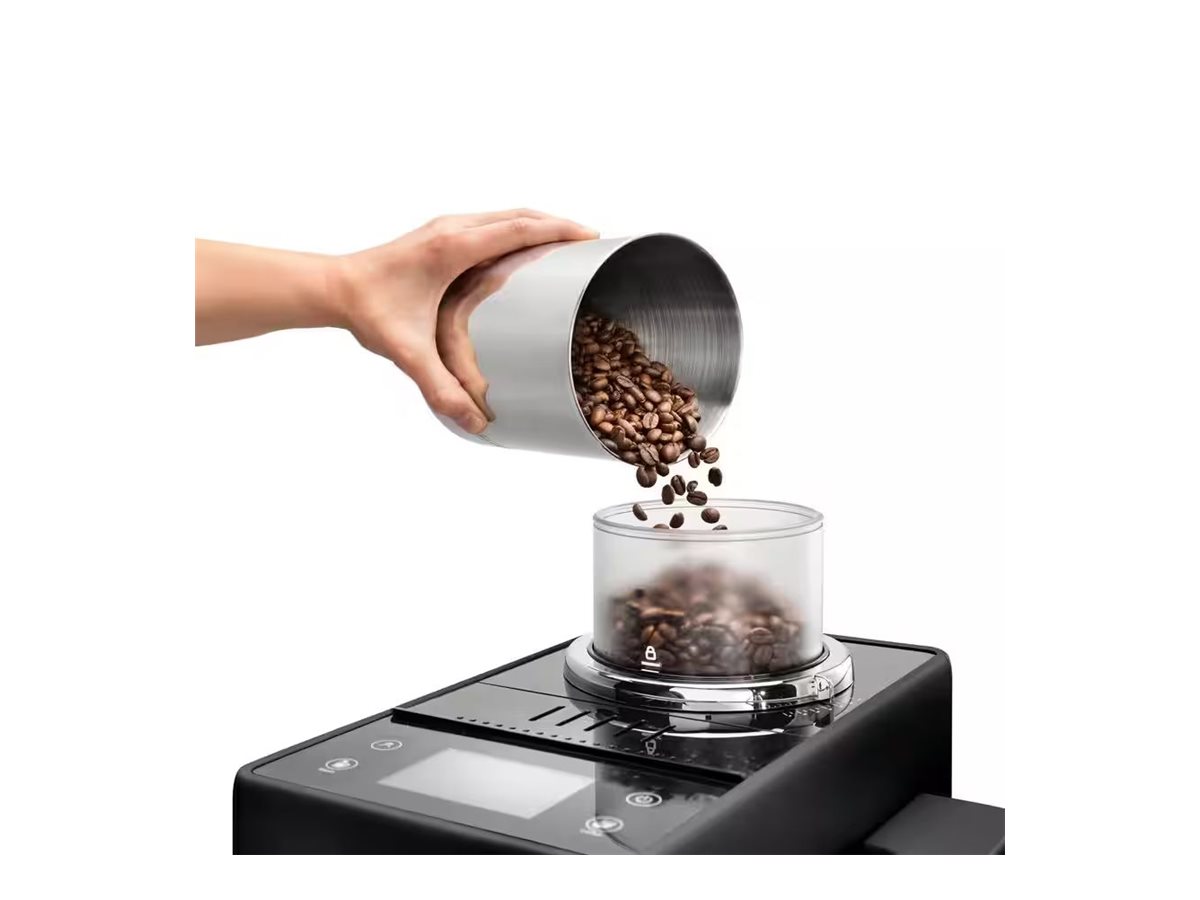 Delonghi Coffee Machine | EXAM 440.35.B RIVELIA | Pump pressure 19 bar | Built-in milk frother | Automatic | 1450 W | Onyx Black