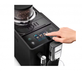 Delonghi Coffee Machine | EXAM 440.35.B RIVELIA | Pump pressure 19 bar | Built-in milk frother | Automatic | 1450 W | Onyx Black