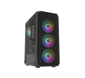FURY SHOBO SH4F PC Case Midi Tower, Black | Fury