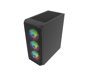 FURY SHOBO SH4F PC Case Midi Tower, Black | Fury