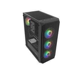 FURY SHOBO SH4F PC Case Midi Tower, Black | Fury