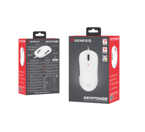 Genesis Gaming Mouse | Krypton 660 | Wired | USB Type-A | White