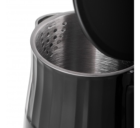Adler Kettle with LED display | AD 1350 | Electric | 2200 W | 1.7 L | Stainless Steel | 360° rotational base | Black