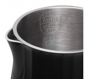 Adler Kettle with LED display | AD 1350 | Electric | 2200 W | 1.7 L | Stainless Steel | 360° rotational base | Black