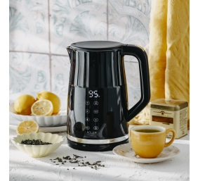 Adler Kettle with LED display | AD 1350 | Electric | 2200 W | 1.7 L | Stainless Steel | 360° rotational base | Black