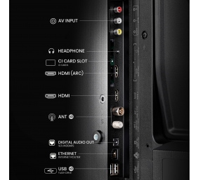 Hisense HD Smart TV | 32A4N | 32" | Smart TV | VIDAA OS | HD Ready | Black