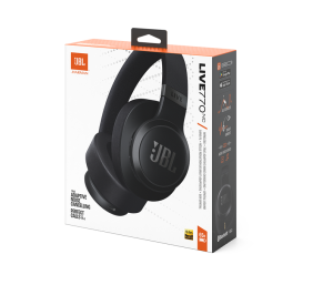 JBL Live 770NC Belaidės/Laidinės ausinės, Bluetooth, 3.5mm jack, Juoda