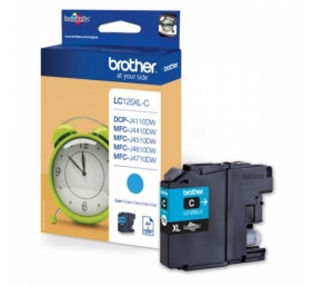 Brother LC125XL (LC125XLC) Rašalinė kasetė, Žydra