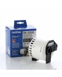 Brother DK-22205 (DK22205) Continuous Paper Label Roll, Black on White, 62mm, 30.48m