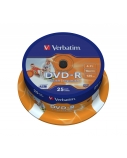 Verbatim DVD-R 16x 4.7GB printable
