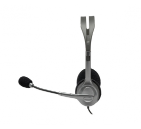 Logitech H110 Stereo Laidinės ausinės, 3.5mm jack, Juoda/Sidabrinė