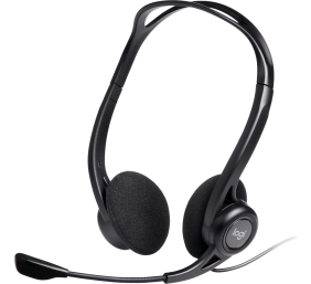 Logitech 960 Laidinės ausinės, USB-A, Juoda