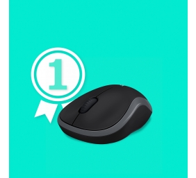 Logitech M185 Belaidė pelė, RF Wireless, 1000 DPI, Juoda/Pilka