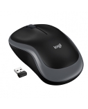 Logitech M185 Belaidė pelė, RF Wireless, 1000 DPI, Juoda/Pilka