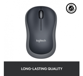 Logitech M185 Belaidė pelė, RF Wireless, 1000 DPI, Juoda/Pilka