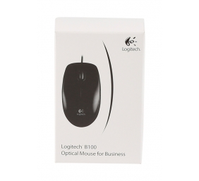 Logitech | Mouse | B100 | Wired | Black