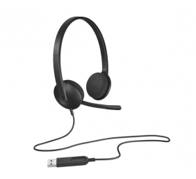 Logitech H340 USB Laidinės ausinės USB-A, Juoda