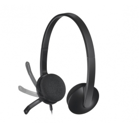 Logitech H340 USB Laidinės ausinės USB-A, Juoda
