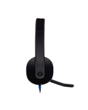 Logitech H540 Laidinės ausinės, USB-A, Juoda