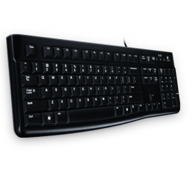 Logitech K120 Laidinė klaviatūra, USB, EN/LT, Juoda