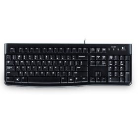 Logitech K120 Laidinė klaviatūra, USB, EN/LT, Juoda