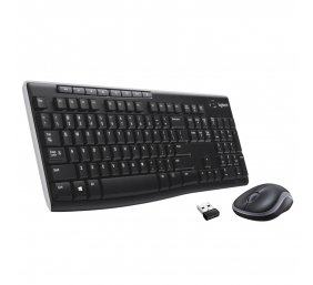 Logitech MK270 Combo Belaidė klaviatūra + pelė, US, Juoda