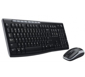 Logitech MK270 Combo Belaidė klaviatūra + pelė, US, Juoda