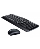 Logitech MK330 Combo Belaidė klaviatūra + pelė, US, Juoda