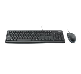 Logitech MK120 Combo Laidinė klaviatūra + pelė, USB, RUS, Juoda