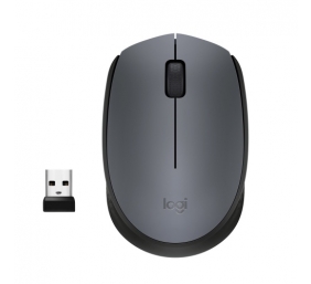 Logitech M170 Belaidė pelė, RF Wireless, 1000 DPI, Grey/Black