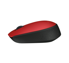 Logitech M171 Belaidė pelė, Raudona