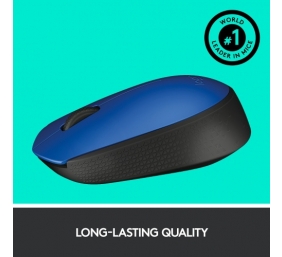 Logitech M171 Belaidė pelė RF Wireless, 1000 DPI, Blue/Black