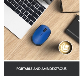 Logitech M171 Belaidė pelė RF Wireless, 1000 DPI, Blue/Black