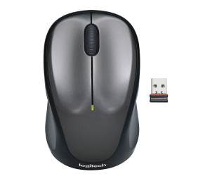 Pelė belaidė Logitech M235 Wireless EWR2 (910-002201),  juoda/pilka