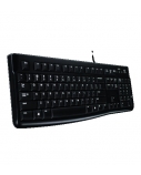 Logitech K120 Laidinė klaviatūra, USB, RUS, Juoda