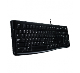 Logitech K120 Laidinė klaviatūra, USB, RUS, Juoda
