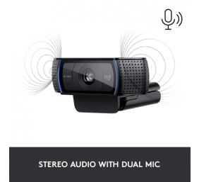 Logitech C920 HD Pro Internetinė kamera FHD, 3 MP, Juoda