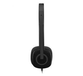 Logitech H151 Stereo Laidinės ausinės 3.5 mm jack, Juoda