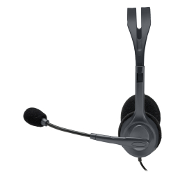 Logitech H111 Stereo Laidinės ausinės, 3.5mm jack, Juoda
