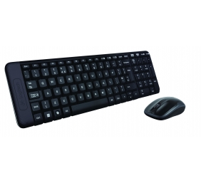 Logitech MK220 Wireless Combo Belaidė klaviatūra + Pelė, RF Wireless, RUS, Juoda