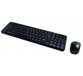 Logitech MK220 Wireless Combo Belaidė klaviatūra + Pelė, RF Wireless, RUS, Juoda