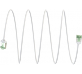 Goobay 74357 Ultra-Flexible CAT 8.1 Patch Cable, Slim, U/FTP, 0.15 m, White | Goobay