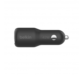 Belkin | BOOST CHARGE 42w-30w USB-C PD PPS + 12w USB-A Car Charger, | CCB005btBK