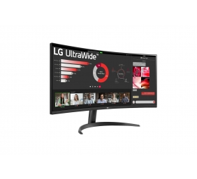 LG 34WR50QK-B | 34 " | VA | QHD | 21:9 | 100 Hz | 5 ms | 3440 x 1440 pixels | 240 cd/m² | HDMI ports quantity 2