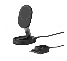 Belkin | Adjustable Wireless Magnetic Charging Station with Qi2 (15W) | WIA008vfBK