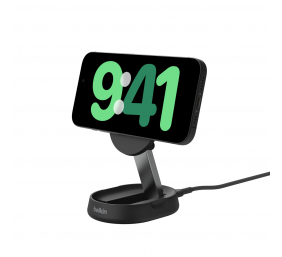 Belkin | Adjustable Wireless Magnetic Charging Station with Qi2 (15W) | WIA008vfBK