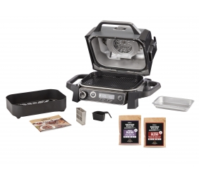 Ninja Woodfire OG701EU Elektrinis BBQ grilis ir kepsninė, 2400 W, Juoda