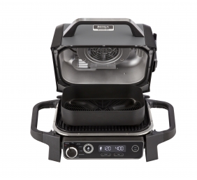 Ninja Woodfire OG701EU Elektrinis BBQ grilis ir kepsninė, 2400 W, Juoda