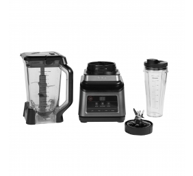 NINJA Mixer Blender 2in1 with Auto IQ | BN750EU | Tabletop | 1200 W | Jar material Plastic | Jar capacity 2.1+0.7 L | Ice crushing | Black/Silver
