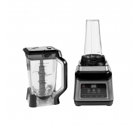 NINJA Mixer Blender 2in1 with Auto IQ | BN750EU | Tabletop | 1200 W | Jar material Plastic | Jar capacity 2.1+0.7 L | Ice crushing | Black/Silver